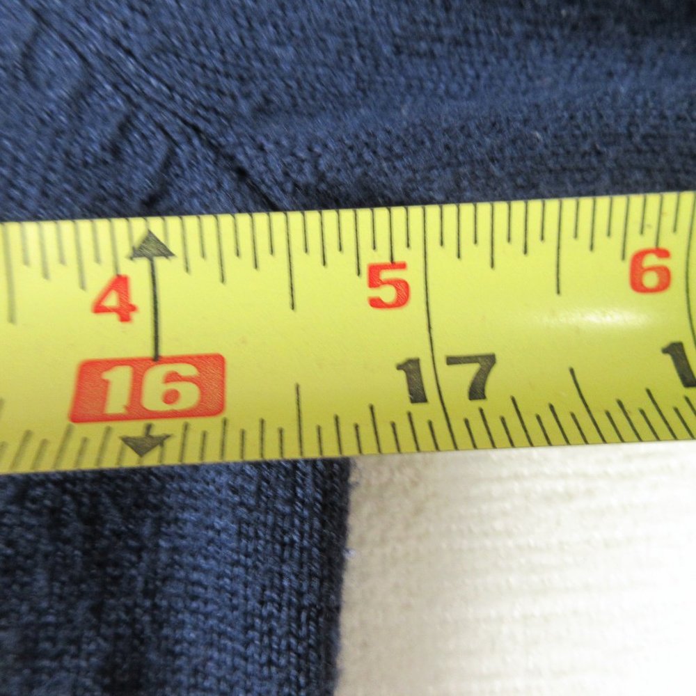 Lilly Pulitzer Clare Sweater Size S Navy Tiered Ruffle Sleeves - Picture 7 of 10